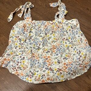 a.n.a White Floral Blouse